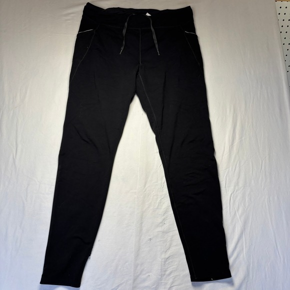 Patagonia Other - Patagonia Running Tights Mens Large 32x29 Black Pocket Athletic Leggings Jogging
